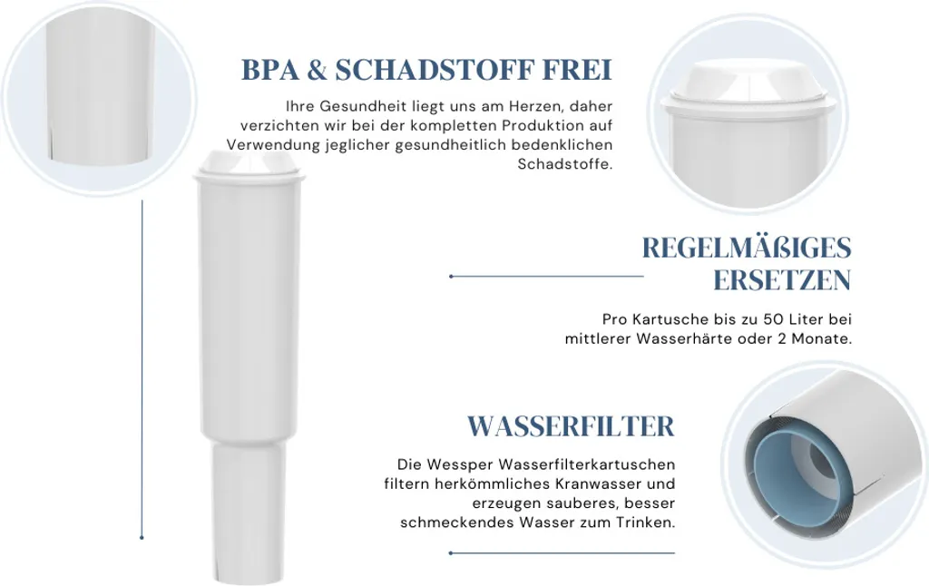 6 X Wessper Filterpatrone Alternativ Für Jura Kaffeemaschine Impressa E F S X Z 5 6 X Wessper Filterpatrone Alternativ Für Jura Kaffeemaschine Impressa E F S X Z – Bild 5