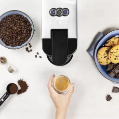 Princess 4-in-1 Multi-Kapsel-Kaffeemaschine 1450W 0,8L Schwarz Silbern -Küchenkochgeschirr Geschäft 74f71e592bb98e0146c9ef67f4847468
