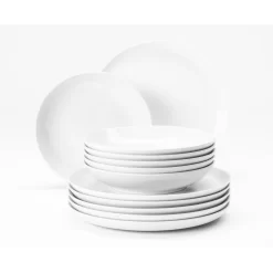 Seltmann Weiden Lido Weiß Speise-Set Rund 12-tlg.