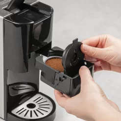 Princess 4-in-1 Multi-Kapsel-Kaffeemaschine 1450W 0,8L Schwarz Silbern -Küchenkochgeschirr Geschäft 767077f20980ee56b5bfdcb64aaa9ecc