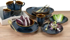 CreaTable 22861 Kombiservice Mallorca Für 4 Personen, Steinzeug, Mehrfarbig (1 Set, 16-teilig) 14 CreaTable 22861 Kombiservice Mallorca Für 4 Personen, Steinzeug, Mehrfarbig (1 Set, 16-teilig) -Küchenkochgeschirr Geschäft 76966cb21069690b9c4d7bcbaaf6af97