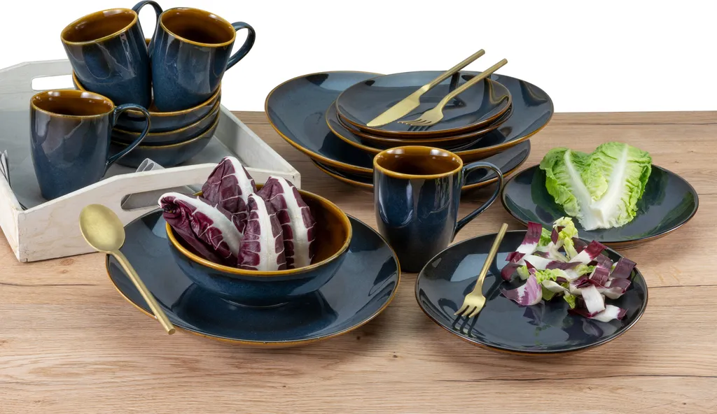 CreaTable 22861 Kombiservice Mallorca Für 4 Personen, Steinzeug, Mehrfarbig (1 Set, 16-teilig) 6 CreaTable 22861 Kombiservice Mallorca Für 4 Personen, Steinzeug, Mehrfarbig (1 Set, 16-teilig) – Bild 6