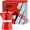 Bialetti Set Moka Express 3 Tassen Mit Notizbuch Rot
