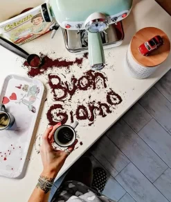 Ariete Vintage Siebträger-Espressomaschine Grün -Küchenkochgeschirr Geschäft 811ad59f3080c95495e1ba9aa06ebf84