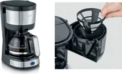 SEVERIN Kaffeemaschine KA 4808 750 Watt Edelstahl 29 SEVERIN Kaffeemaschine KA 4808 750 Watt Edelstahl -Küchenkochgeschirr Geschäft 82ddad9533256056d1ee47d02ea9565d