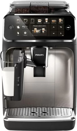 Does Not Apply Philips Series 5400 Kaffeevollautomat – Lattego Milchsystem, 12 Kaffeespezialitäten, Intuitives Display, 4 Benutzerprofile, Chrom (EP5447/90), Chrom / Einzigartig -Küchenkochgeschirr Geschäft 83ac146d0c5fde091aa7ae273447eaa1