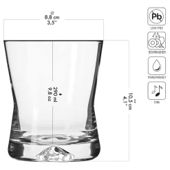 KROSNO X-Line Whiskygläser, 6er-Set, 290 Ml -Küchenkochgeschirr Geschäft 845ef39a4f2466bf628cd564752a1300