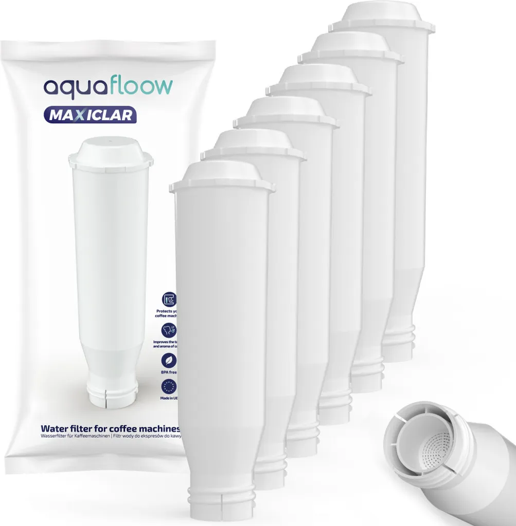 Espressomaschinen-Set: 6x AquaFloow MaxiClar Wasserfilter Für Krups Nivona Espressomaschine (Ersatz NIRF 700 / F088) + Wessper CleanMax Green Universal Entkalker Für Espressomaschine, Wasserkocher, Bügeleisen 500ml 2 Espressomaschinen-Set: 6x AquaFloow MaxiClar Wasserfilter Für Krups Nivona Espressomaschine (Ersatz NIRF 700 / F088) + Wessper CleanMax Green Universal Entkalker Für Espressomaschine, Wasserkocher, Bügeleisen 500ml – Bild 2