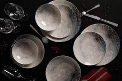 Hermia Concept, Erika,(24 Stücke), Abendessen , Mehrfarbig, 100% Porzellan -Küchenkochgeschirr Geschäft 8b6770452adcf88701a73a9834c914a7