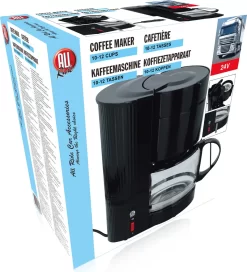 All Ride Reisekaffeemaschine 10 Bis 12 Tassen - Kaffeemaschine Mit Befestigungsmaterial - 24V - 300 Watt -Küchenkochgeschirr Geschäft 8b99fb499b2e8dcf40112ea0bd249b4c
