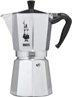 Bialetti Moka Express - 12 Tassen Espressokocher -Küchenkochgeschirr Geschäft 8c70dc90a3462e8631d416e867e74451