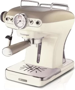 Ariete Siebträger-Espressomaschine Vintage Creme