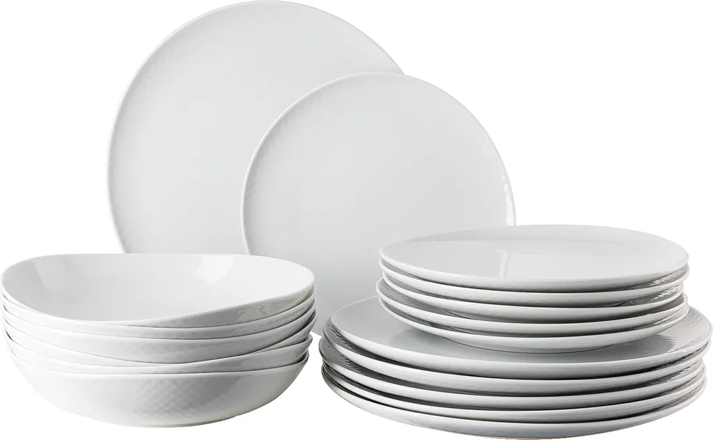Rosenthal Junto Weiss Set 18-tlg./Teller 10540-800001-28647 1 Rosenthal Junto Weiss Set 18-tlg./Teller 10540-800001-28647