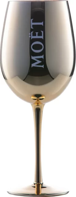 1 Moët & Chandon Imperial Pure Glass Champagnerglas Gold Champagner Glas Moet