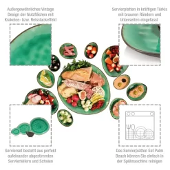 Sänger SÄNGER Steingut Geschirrset Palm Beach, Tafelservice & Servierplatten Set 23 Teilig Für 4 Personen 14 Sänger SÄNGER Steingut Geschirrset Palm Beach, Tafelservice & Servierplatten Set 23 Teilig Für 4 Personen -Küchenkochgeschirr Geschäft 94902044b11253e2d68bbf319e9e02de