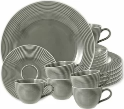 Seltmann Weiden Kaffeeservice Beat Grau Einfarbig/Relief Modern -Küchenkochgeschirr Geschäft 94d6f7aeb3788cb2c21edda9b76e90b2