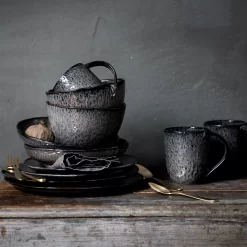 Leonardo Keramikgeschirr-Set Matera 18tlg. Grau, 026055 -Küchenkochgeschirr Geschäft 974d62fa4461ee617f4846ea1d314125