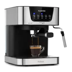 Arabica Espressomaschine 1050W 15 Bar 1,5l Touch-Bedienfeld Edelstahl