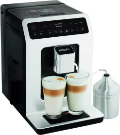 Krups Evidence EA8901 Freistehende Vollautomatische Espressomaschine 2,3L 2Tassen White - Kaffeemaschine (Freistehend, Espressomaschine, 2,3 L, Integriertes Mahlwerk, 1450 W, Weiß) -Küchenkochgeschirr Geschäft 9eeb8ece5255b9b9a2eda291d684e82f