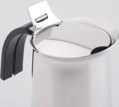 Bialetti Kitty 0,23 L Schwarz, Edelstahl - Italienische Kaffeemaschinen (0,23 L, Schwarz, Edelstahl, 4 Tassen, Edelstahl, Kitty, 1 Stück(e)) -Küchenkochgeschirr Geschäft 9f14894316014345f2dbd5a1ea154615