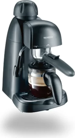 SEVERIN Espressomaschine KA 5978 800 Watt Schwarz -Küchenkochgeschirr Geschäft 9f5638efbb58cde79b17c68db06abf8a