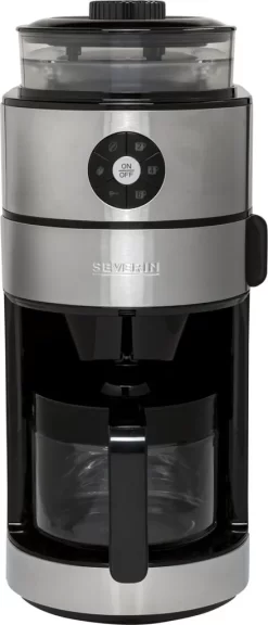 Severin KA 4811 Filterkaffeemaschine Mit Mahlwerk Für 6 Tassen Edelstahl Schwarz -Küchenkochgeschirr Geschäft a4b4891e52d2940c221db434829a79a9