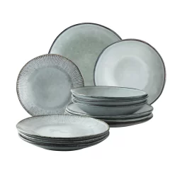 Dutch Rose Giftset 12 Delig Servies Blauw