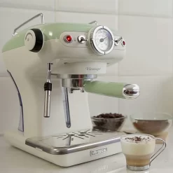 Ariete Vintage Siebträger-Espressomaschine Grün -Küchenkochgeschirr Geschäft aa4cfb0c36ef35fe15356207e52db2a7