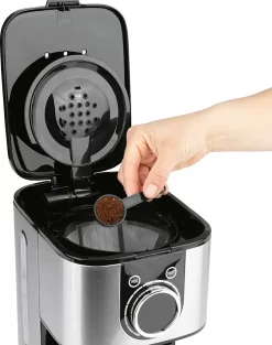 BEEM FRESH-AROMA-SWITCH Filterkaffeemaschine - Thermo Edelstahl 1 L Thermoskanne Bedienrad 24h-Timer 800 W Für 4-8 Tassen Kaffeemaschine Timer -Küchenkochgeschirr Geschäft ad2d658c714245575c0ce34bd6416d65