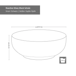 18tlg. Teller Set Reactive Glaze Black 6 Pers. Steingut Teller Schale Schwarz 13 18tlg. Teller Set Reactive Glaze Black 6 Pers. Steingut Teller Schale Schwarz -Küchenkochgeschirr Geschäft af29aca1135040674c6ab7be5cfb9f25
