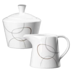 FliRt By R&B Milch- Und Zucker-Set Alina Weiß