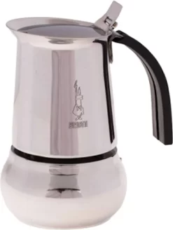 Bialetti Kitty 0,23 L Schwarz, Edelstahl - Italienische Kaffeemaschinen (0,23 L, Schwarz, Edelstahl, 4 Tassen, Edelstahl, Kitty, 1 Stück(e)) -Küchenkochgeschirr Geschäft b021af03c220061e53cd00b696c21009