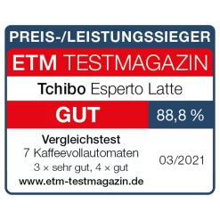 Tchibo Kaffeevollautomat Esperto Latte Inkl. 1kg Barista Caffè Crema Für Caffè Crema Und Espresso, Anthrazit -Küchenkochgeschirr Geschäft b1167fdb4a246d189e99d4c309605f86