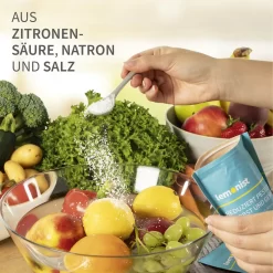 Lemonist Pestizid-Reduzierer - 4er-Set Obst- Und Gemüsereiniger Natron Zitronensäure Salz Granulat Vegan Reduzierung Von Pestiziden - Germany -Küchenkochgeschirr Geschäft b16bbaa155663068e2eb73a81ce7b687