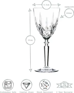 RCR Kristall Orchestra Cut Glas Weingläser Und Champagnerflöten - 290ml, 200ml - 12er Set -Küchenkochgeschirr Geschäft b883590acb5e4ae6681aeba86e296faf