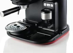 Ariete Siebträger-Espressomaschine Moderna Mit Kaffeemühle Und Aufschäumdüse, Rot/schwarz -Küchenkochgeschirr Geschäft ba3336a256ccd0580e0780e8a9045b92