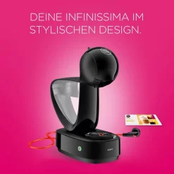 Krups Espressomaschine NESCAFÉ® DOLCE GUSTO® Infinissima KP1708, Schwarz -Küchenkochgeschirr Geschäft babc262a978f204f860f44bc0ee14a6a