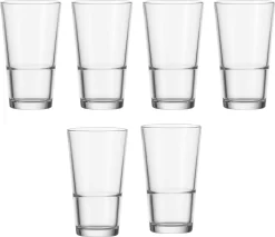Leonardo Stapelbecher Set Event 6 Teilig Glas Trinkglas 330 Ml Spülmaschinenfest -Küchenkochgeschirr Geschäft bc4b93c720231b1de7ad34a5786cf82f