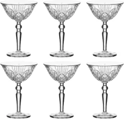 Nachtmann Cocktailschale Palais 230 Ml, Kristallglas Mit Schliffdesign (6 Stück) -Küchenkochgeschirr Geschäft bc7ce1873161c3ff17d2d37a49d02415