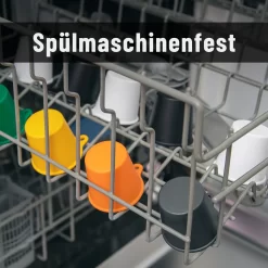 SoPro 12x Schnapsbecher Plastik 4 Cl Wiederverwendbar - Shotgläser 40 Milliliter Weiß - Mehrweg Schnapsglas Zum Umhängen -Küchenkochgeschirr Geschäft bed5dbc80aa5406bcbd662de60b927a3