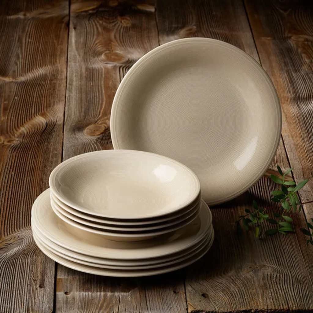 Villeroy & Boch Like Color Loop Sand Tafel-Set 8 Tlg Porzellan Service Beige 2 Villeroy & Boch Like Color Loop Sand Tafel-Set 8 Tlg Porzellan Service Beige – Bild 2