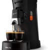 Philips Senseo® Select Kaffee Pad Maschine, 3 Kaffeespezialitäten, Kaffeestärkewahl Plus, Crema Plus, Schwarz (CSA240/20)