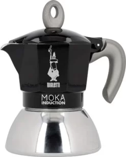 Bialetti MOKA 4TZ Induction Nera -Küchenkochgeschirr Geschäft c379aeea14f50dd794a82f0fc9c7f541