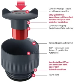 Krups Nescafé Dolce Gusto Kaffeekapselmaschine MiniMe KP123B 15bar 1500W + 1 X Emsa Travel Mug Koralle Hot & Cold Funktion 22 Krups Nescafé Dolce Gusto Kaffeekapselmaschine MiniMe KP123B 15bar 1500W + 1 X Emsa Travel Mug Koralle Hot & Cold Funktion -Küchenkochgeschirr Geschäft c5d76bc015b9c1286997847cbcfc88b1