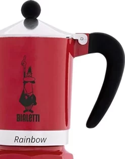 Bialetti Rainbow, Italienische Espresso-Kaffeemaschine, Aluminium, 3 Tassen, Rot 27 Bialetti Rainbow, Italienische Espresso-Kaffeemaschine, Aluminium, 3 Tassen, Rot -Küchenkochgeschirr Geschäft c77f7463906e9896d757b07735f9f2ab