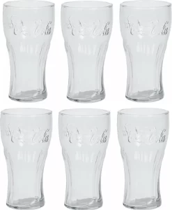 Coca-Cola Relief-Glas 27cl - 6-er Set -Küchenkochgeschirr Geschäft c81a450c33bdba66e86a3a22061ac450