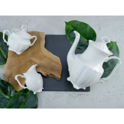 CreaTable 16028 Kaffeegarnitur Maria Theresia Für 1 Personen + Uni, Porzellan, Weiß (1 Set, 3-teilig) -Küchenkochgeschirr Geschäft c9362f1750943790eeca03948ca57a83