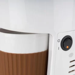 KORONA Kaffee To Go Kaffeemaschine Braun/Weiß Mit Becher -Küchenkochgeschirr Geschäft caafc738ccfd4ebc287124cf08f47d28