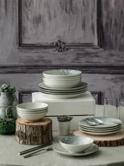 Hermia Concept, Erika,(24 Stücke), Abendessen , Mehrfarbig, 100% Porzellan -Küchenkochgeschirr Geschäft cb3125b52b2b8c3a55d116c0e0b5b4b5