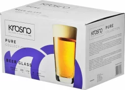 KROSNO Pure Weizen Biergläser, 6er-Set, 530 Ml -Küchenkochgeschirr Geschäft d22ff7031d094ad703916189a020e99d
